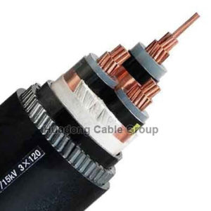 Medium Voltage Copper 120~630mm2 3 Core SWA Aarmoured Power Cable