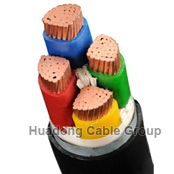 LSF 0.6-1KV 4 Core 120~630 mm2 NYY PVC Power Cable